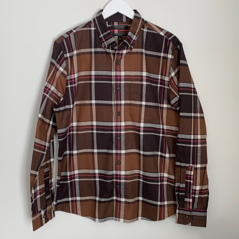 Banana Republic Men’s Medium Ultra Soft Flannel Shirt